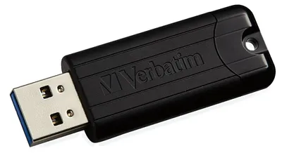 Obrázek produktu pro Verbatim PinStripe, 16 GB, USB Typ-A, 3.2 Gen 1 (3.1 Gen 1), Kluzné, 7 g, Černá