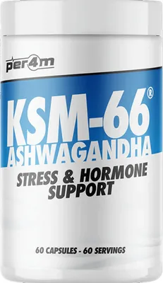 Produktbild von Per4m KSM-66 Ashwagandha (60 Caps) Unflavoured - Vitamine, Mineralien & Gesundheit - Kräuter