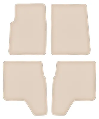 Produktbild von DURBAN Beige Velours-Fußmatten-Set für Hyundai Galloper Geländewagen (1991-2003)