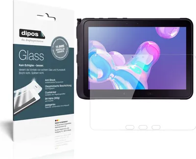 Obrázok produktu pre 2x ochranná fólia pre Samsung Galaxy Tab Active Pro 10.1 - proti nárazom 9H fólia dipos Glass plastové sklo