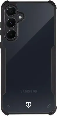 Produktbild von Taktische Rückseite „Quantum Stealth“ für Galaxy A55 5G, transparent/schwarz