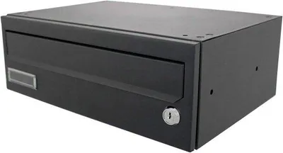 Productafbeelding van Horizontale Postbus 358 x 125 x 250 mm Zwart