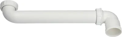 Produktbild von Europart Ablaufbogen 1 1/2" 90° ausziehbar Spülbeckenablaufsiphon weiß Viega 105785