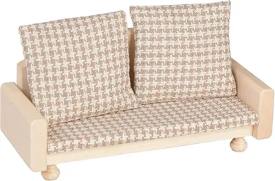 Produktbild von Puppenhausmöbel Wohnzimmer Rustikal, Sofa