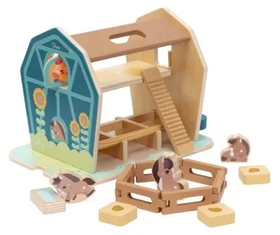 Obrázek produktu pro Dřevěná farma s koňíčky - Chicco