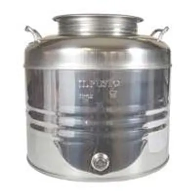 Obrázek produktu pro Nerezová nádoba na olej s výstupkem, 30 l – ø 310 mm x výška 480 mm