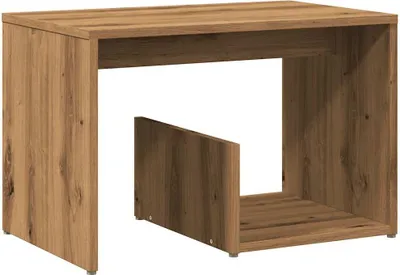 Zdjęcie produktu dla Stolik boczny, dąb artisan, 59x36x38 cm materiał drewnopochodny