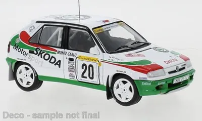 Immagine prodotto di Škoda Felicia Kit Car, No.20, Rally Monte Carlo, 1997 Triner/Gál - IXO 1:43