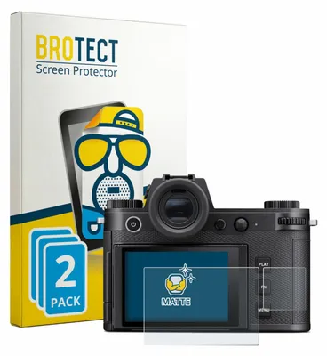 Produktbild von 2x BROTECT Schutzfolie für Leica SL3-P (Display + Schulterdisplay) Displayschutz Displayschutzfolie Folie Matt Entspiegelungsfolie