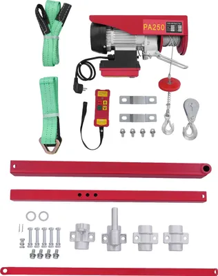 Image de Treuil électrique, capacité de 250 kg, hauteur de levage de 12 m, 250kg