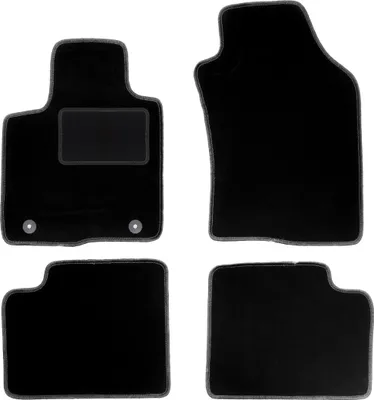 Produktbild von Schwarze Veloursmatten für: Lancia Ypsilon III Fließheck (2011-)