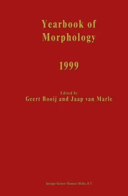 Produktbild von Yearbook of Morphology 1999