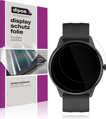 Produktbild von 6x Schutzfolie für Lytimes 1,3 Zoll Smartwatch klar Displayschutzfolie Folie Display Schutz dipos