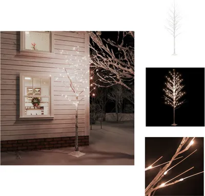 Imagen del producto de vidaXL Guirnalda LED con luces blancas cálidas, 240 LEDs, 300 cm - Árboles de Navidad