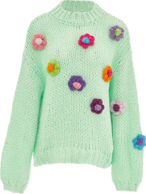 Image de Pull en maille ebeeza pour femme - lagune, M