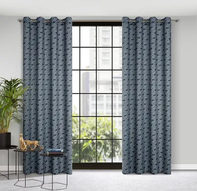 Produktbild von Design91 Vorhang JULIET 140x250 cm  Ösen GF silber