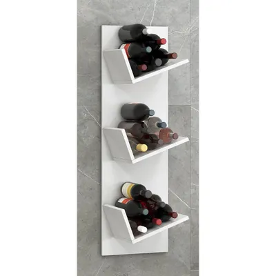 Produktbild von VCM Holzregal hängend | platzsparendes Regal | Maße: 106 x B. 33 x T. 26 cm | Elegantes Regal hängend | Aufbewahrungsregal | Bücherregal | Wandboard  Wein - Vinosi