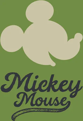 Produktbild von Disney Poster Micky Maus Grün - 610117 - 40 x 50 cm