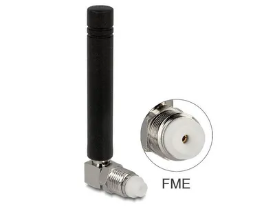 Obrázek produktu pro DeLOCK 88767, 2 dBi, 50 ohm, Vícesměrová anténa, FME, Černá, -20 - 60 °C