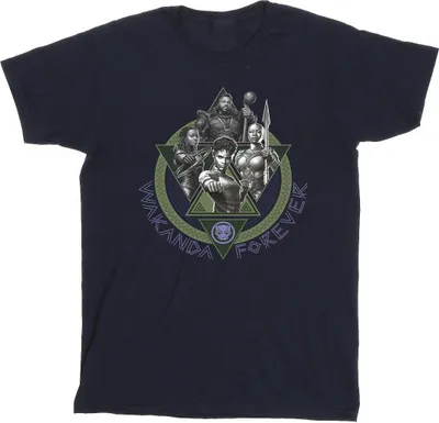 Produktbild von Marvel - "Wakanda Forever" T-Shirt für Herren BI43697 (5XL) (Marineblau)