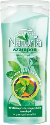 Image de Shampooing JOANNA Naturia pour cheveux normaux et gras Ortie et Thé vert 100ml