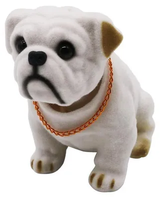 Produktbild von Wackelhund Auto-Dekoration Bulldogge Harz Beflockung 9,96 x 16,94 cm