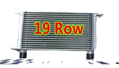 Obrázek produktu pro Hliníkový chladič motorového oleje AN10, 19 řad, kompaktní design, účinné chlazení