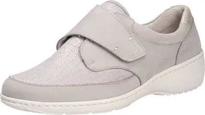 Produktbild von Waldläufer Kya Halbschuh, Nubukleder mit Stretcheinsatz, stein silber, Weite K 607K31-350-070 38
