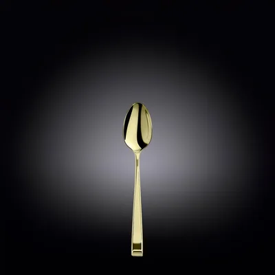 Produktbild von Kaffee-/Teelöffel Edelstahl Champagner 14 cm – WL-999635045/1B