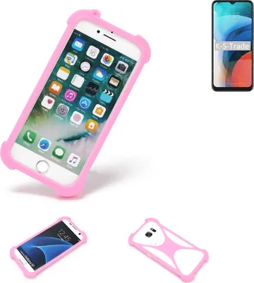 Produktbild von K-S-Trade Handy Hülle kompatibel mit Lenovo K13 Schutz Hülle Bumper Silikon Schutz Hülle Cover Case Silikoncase Silikonbumper TPU Softcase