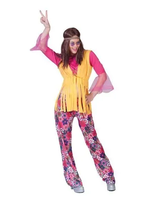 Immagine prodotto di Costume Hippie donna - Hipipes - anni '60 - taglia S (34-36)