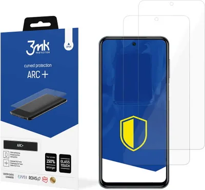 Produktbild von 3mk Display Schutzfolie ARC+ für Xiaomi Redmi Note 10 Pro Max  0,17mm Self-Heal (2 Stück)