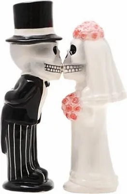 Produktbild von Salz und Pfefferstreuer  Love never Dies Figur Gothic TOP