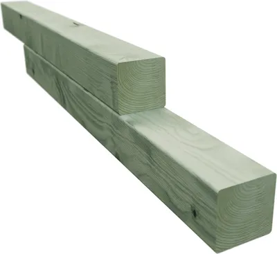 Produktbild von Kantholz KDI grün 70x70x2700mm - Witterungsbeständiges Holz für den Außenbereich