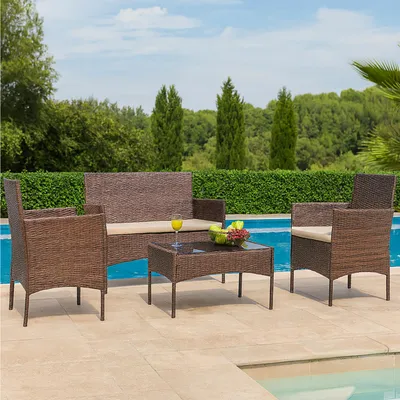Produktbild von Gartenmöbel 4-teiliges Set Maceira