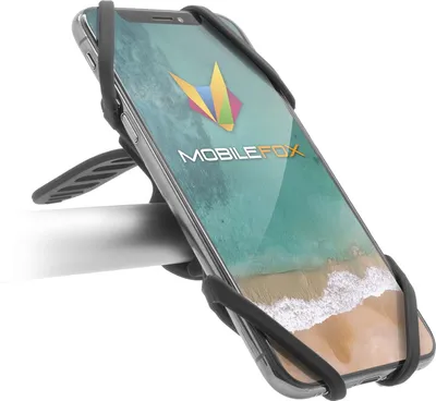 Produktbild von Mobilefox Fahrrad Lenker Handy Smartphone Halterung Halter Bike Universal