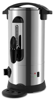 Produktbild von Ikodm Glühweinkocher 8 L, 1500 W, 304 Edelstahl, mit Zapfhahn, Wasserstandsanzeige und Wiederaufkochfunktion
