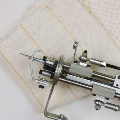 Tufting-Stoff 1x5 m, Canvas für Tufting-Pistolen, mit Markierungsfäden