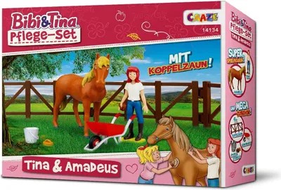 Produktbild von Craze 14134 Bibi & Tina Pflege-Set Tina & Amadeus
