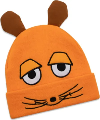 Koaa Kinderstrickmütze - Die Maus in orange