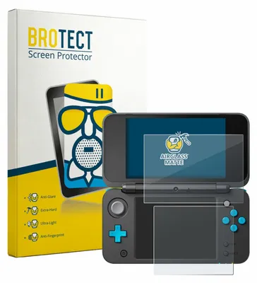 Produktbild von BROTECT Entspiegelungs Schutzglas für Nintendo 2DS XL Schutzfolie Panzer Folie Glas Display Schutz matt
