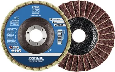 Produktbild von Pferd Fächerschleifscheibe fein Durchmesser 115mm Korund A - 44694103
