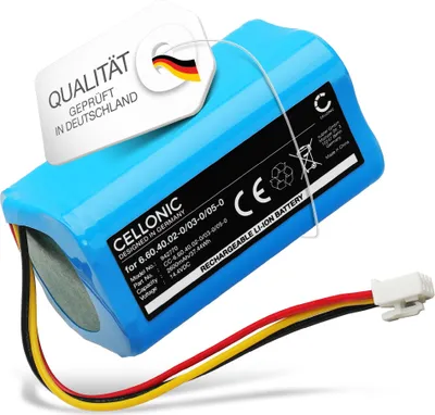 Produktbild von CELLONIC 1x Akku für Staubsauger Kompatibel mit Blaupunkt XBOOST, Kompatibel mit AENO RC2S, Kompatibel mit Blaupunkt XVAC, 6.60.40.02-0 - (2600mAh , 14.4V)