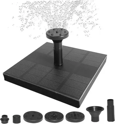 Produktbild von Solar Fonteinpomp für Vogelbad und Teich - 1,4W Solarbrunnen mit - Automatische Wasserzirkulationspumpe für Garten und Terrasse