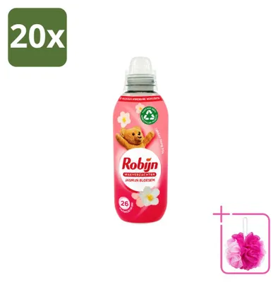 Produktbild von 20 x Robijn Wasverzachter Jasminblüte - 650 ml - Sparpackung - 20 Stücke