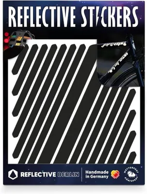 Imagen del producto de Calcomanía reflectante unisex para adultos, de color sólido