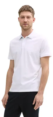 Produktbild von Tom Tailor Herren 1031006 Poloshirt, 28847 - Lucid White, L