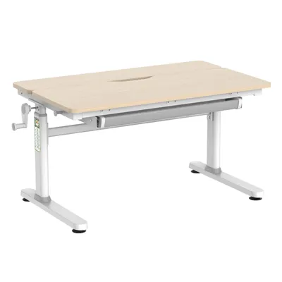 Produktbild von HOKO LUKA & ALVO, Ergonomischer höhenverstellbar Jugend-Schreibtisch 100x60 cm und Butler SET, Holz-Optik