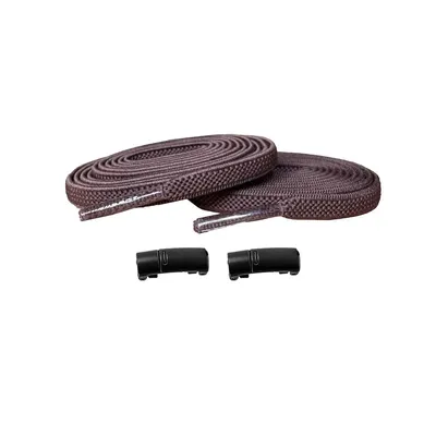 Produktbild von Elastische Schnürsenkel mit Magneten - Schnürsenkel: Braun | Magnete: Schwarz