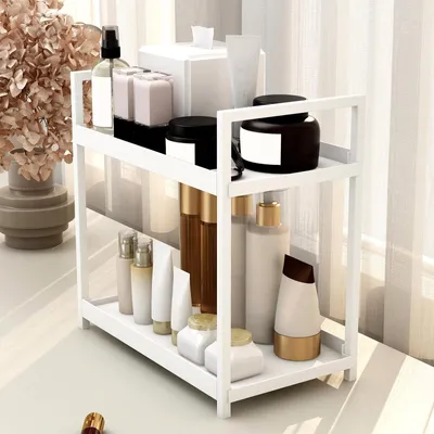 Produktbild von Omgoods – Badezimmer-Organizer mit 2 Ebenen für Make-up und Kosmetik